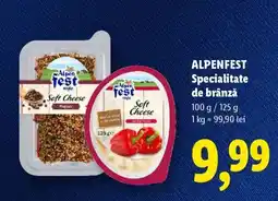 Lidl ALPENFEST Specialitate de brânză Ofertă