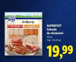 Lidl ALPENFEST Selecție de cârnațiori Ofertă