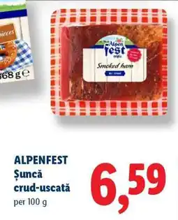 Lidl ALPENFEST Șuncă crud-uscată Ofertă