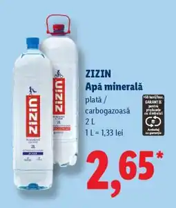 Lidl ZIZIN Apă minerală Ofertă