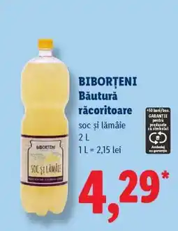 Lidl BIBORȚENI Băutură răcoritoare Ofertă