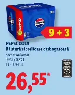 Lidl Pepsi Cola Ofertă