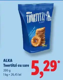 Lidl ALKA Toortitzi cu sare Ofertă
