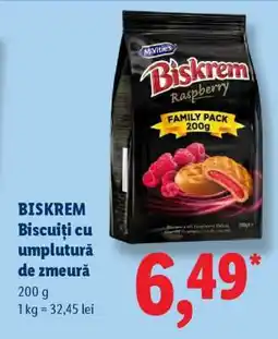 Lidl Biskrem Raspberry Ofertă