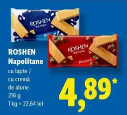 Lidl ROSHEN NAPOLITANE Ofertă