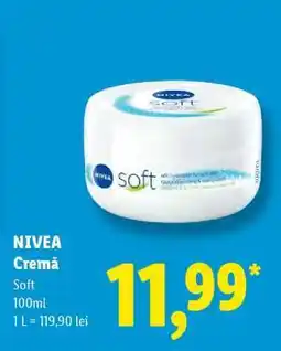 Lidl NIVEA Cremă Soft Ofertă