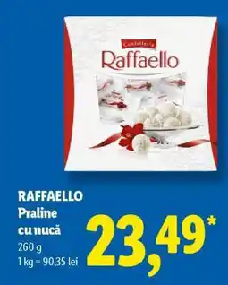 Lidl RAFFAELLO Praline cu nucă Ofertă
