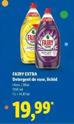 Lidl FAIRY Extra+ Ofertă