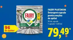Lidl FAIRY PLATINUM Ofertă