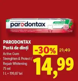 Lidl PARODONTAX Pastă de dinți Ofertă