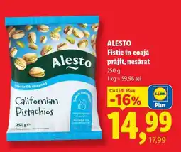 Lidl ALESTO Fistic în coajă prăjit, nesărat Ofertă