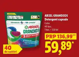 Lidl ARIEL GRANDIOS Detergent capsule Ofertă
