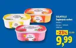 Lidl Gelatelli Înghețată Sorbet Ofertă