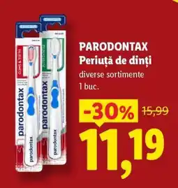 Lidl Parodontax Periuță de dinți Ofertă