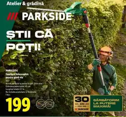 Lidl PARKSIDE Foarfecă telescopică pentru gard viu Ofertă