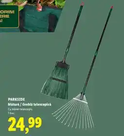 Lidl PARKSIDE Mătură / Greblă telescopică Ofertă