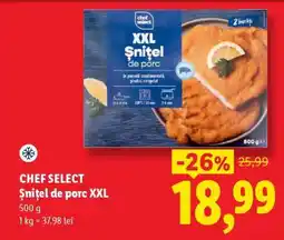 Lidl CHEF SELECT Șnițel de porc XXL Ofertă