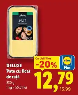 Lidl Deluxe Pate cu ficat de rață Ofertă