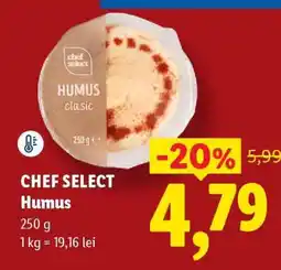 Lidl Chef Select Humus Ofertă
