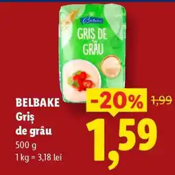 Lidl Belbake Griș de grâu Ofertă