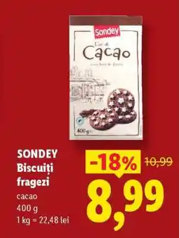 Lidl SONDEY Biscuiți fragezi Ofertă