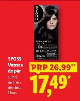 Lidl SYOSS Vopsea de păr Ofertă