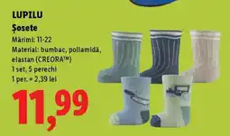 Lidl LUPILU Șosete Ofertă