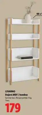 Lidl LIVARNO Etajeră MDF / bambus Ofertă