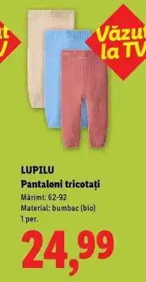 Lidl LUPILU Pantaloni tricotați Ofertă