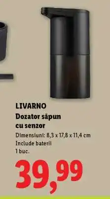 Lidl LIVARNO Dozator săpun cu senzor Ofertă