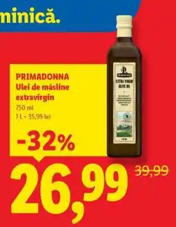 Lidl Primadonna Ulei de măsline extravirgin Ofertă