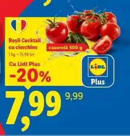 Lidl Roșii cocktail cu ciorchine Ofertă