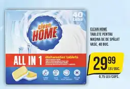 Mega Image Clean Home all in 1 dishwasher tablets Ofertă