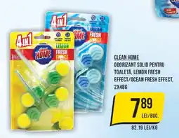 Mega Image Clean Home odorizant solid pentru toaletă, lemon fresh effect/ocean fresh effect Ofertă