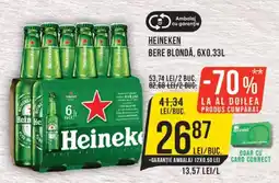 Mega Image Heineken bere blondă Ofertă