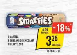 Mega Image Smarties bomboane de ciocolată cu lapte Ofertă