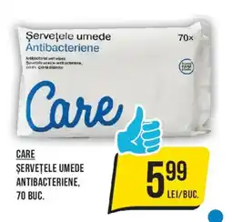 Mega Image Care șervețele umede antibacteriene Ofertă