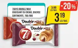 Mega Image Double Max croissant cu cremă, diverse sortimente Ofertă