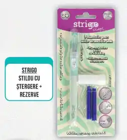 Mega Image Strigo stilou cu ștergere + rezerve Ofertă