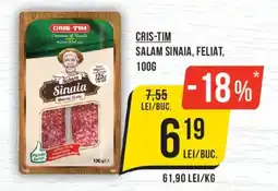 Mega Image Cris-tim salam sinaia, feliat Ofertă