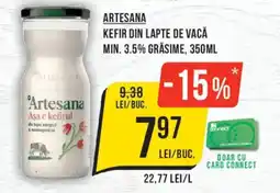 Mega Image Artesana kefir din lapte de vacă Ofertă