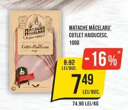 Mega Image Matache Măcelaru' cotlet haiducesc Ofertă