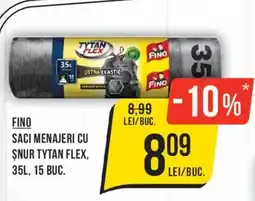 Mega Image Fino saci menajeri cu snur tytan flex Ofertă