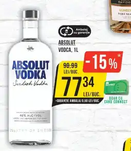 Mega Image Absolut vodka Ofertă