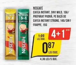 Mega Image Nescafe cafea instant 3in1 Ofertă