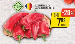 Mega Image Grădina Mega gusturi românești ardei kapia roșu, cal. ii Ofertă