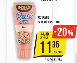 Mega Image Rio mare paté de ton Ofertă