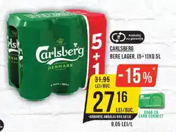 Mega Image Carlsberg bere lager Ofertă