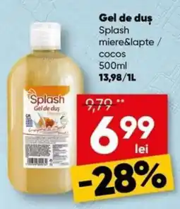 PROFI Splash gel de duș miere&lapte / cocos Ofertă