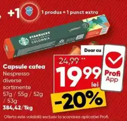 PROFI Nespresso capsule cafea diverse sortimente Ofertă